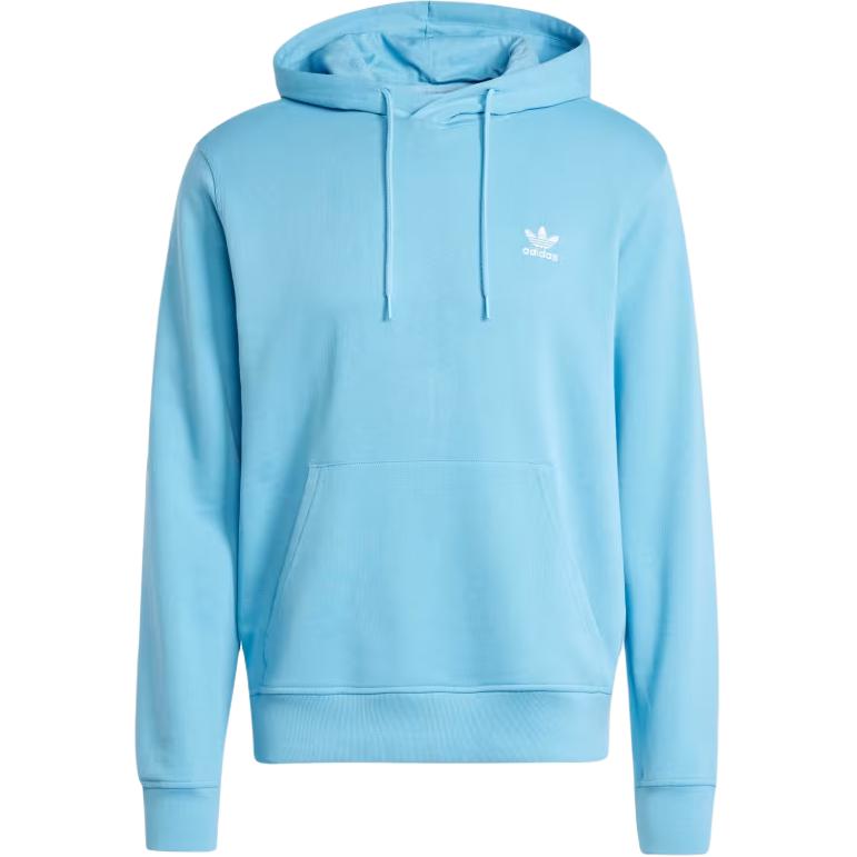 adidas Essentials Trefoil Small Logo Hoodie Light Blue IX7672
