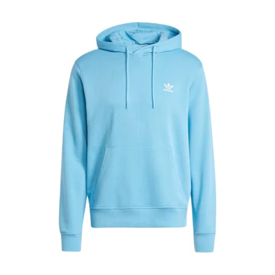 adidas Essentials Trefoil Small Logo Hoodie Light Blue IX7672