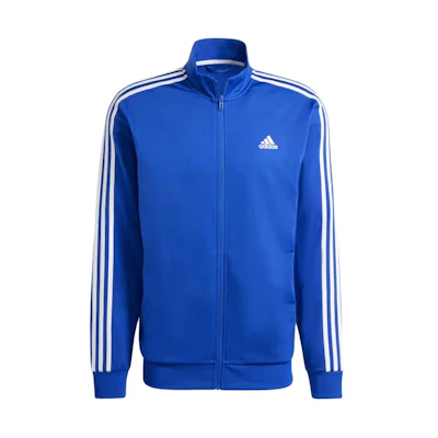 adidas Essentials Warm-Up 3-Stripes Retro Track Jacket Blue IS9286