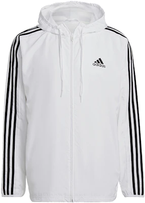 Jaket Hoodie adidas Essentials Woven Windbreaker Putih H14625 Buy Jaket Hoodie adidas Essentials Woven Windbreaker Putih H14625