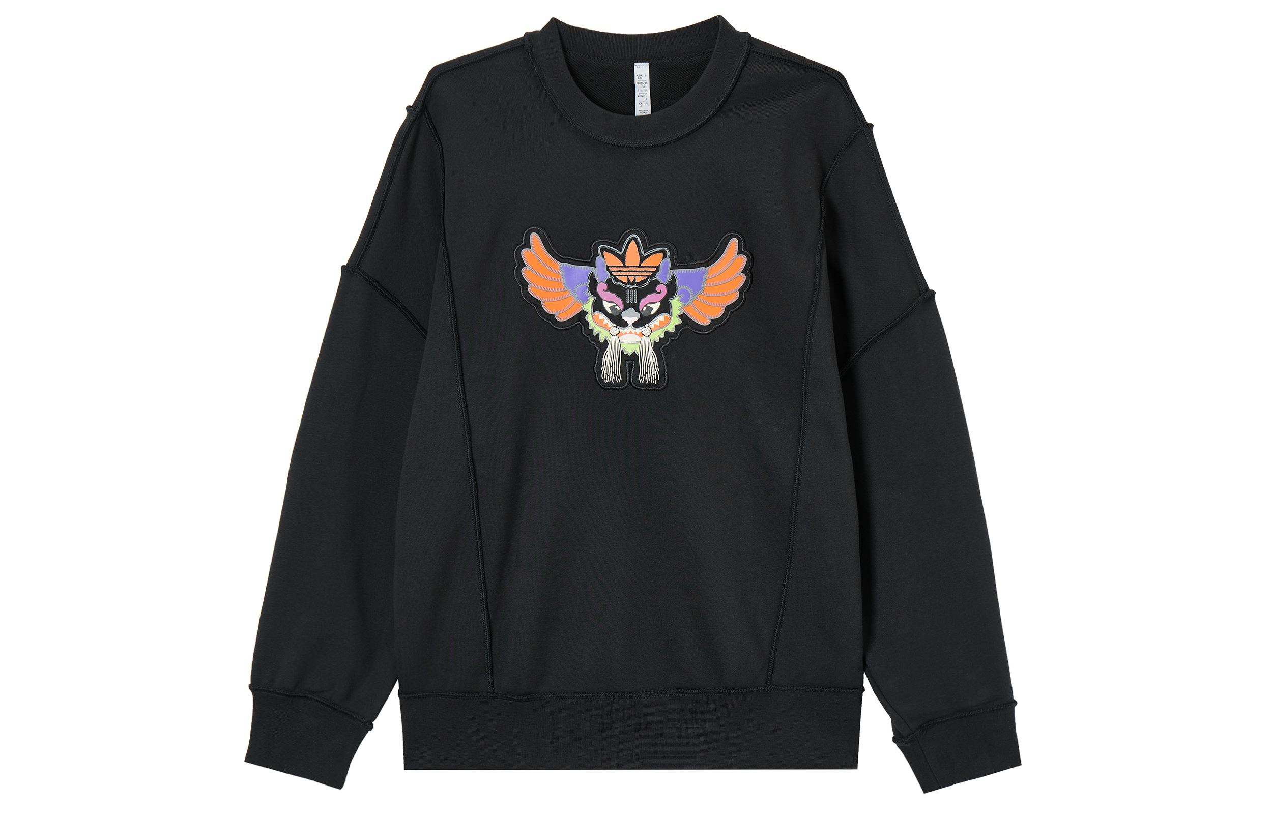 adidas Everything Origin Cartoon Print Sweatshirt Unisex Black IP7548