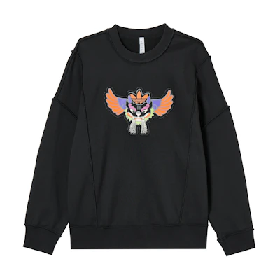 adidas Everything Origin Cartoon Print Sweatshirt Unisex Black IP7548