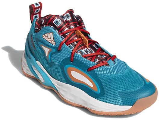 adidas Exhibit A Wear-Resistant Non-Slip Basketball Shoes Cyan 'Blue' H69015 Lookbook adidas Exhibit A Wear-Resistant Non-Slip Basketball Shoes Cyan 'Blue' H69015