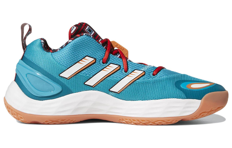 Order adidas Exhibit A Slijtvast Antislip Basketbalschoenen Blauw ''Cyan Blue'' H69015