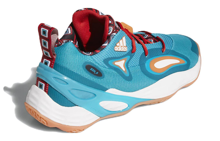 Shop adidas Exhibit A Slijtvast Antislip Basketbalschoenen Blauw ''Cyan Blue'' H69015
