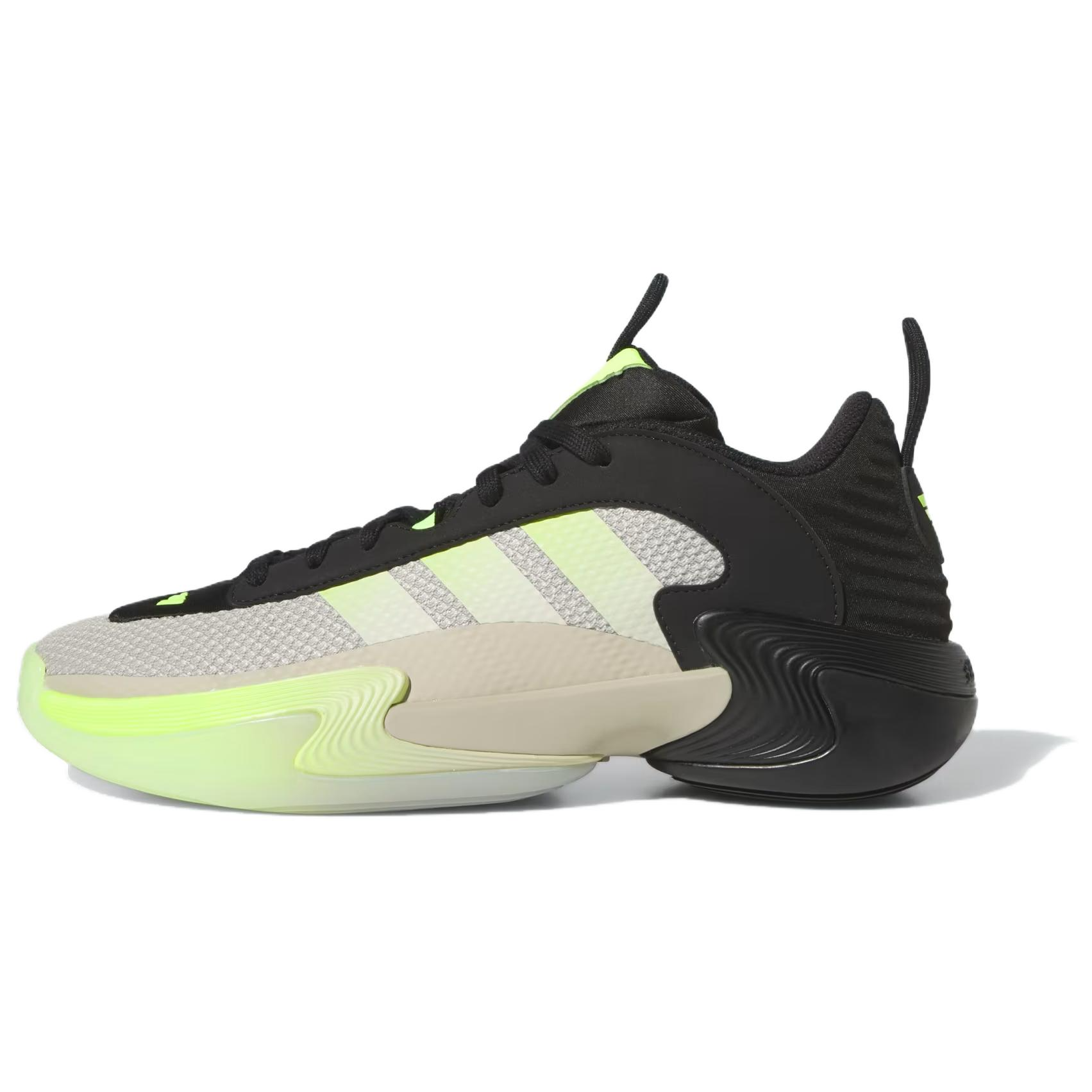 (Women) adidas Exhibit Select Green Mid-Top Basketball Shoes Lightweight Durable IG6620