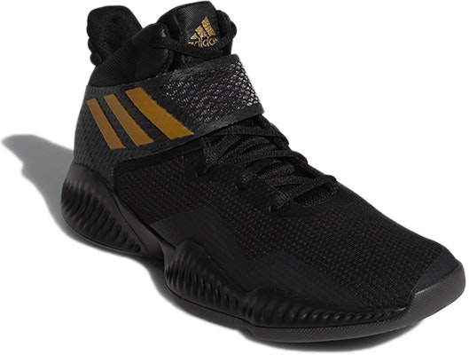 Adidas mad bounce black top gold
