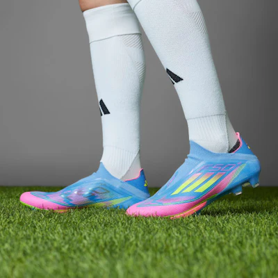 阿迪达斯F50+ FG天然草足球鞋 蓝色融合/明亮柠檬/明亮粉色 IE1250 Order 阿迪达斯F50+ FG天然草足球鞋 蓝色融合/明亮柠檬/明亮粉色 IE1250