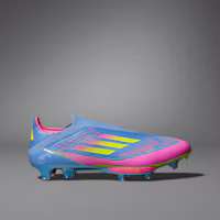 Lookbook Adidas F50+ FG Chaussures de Football Gazon Bleu Fusion/Citron/Lucid Rose IE1250