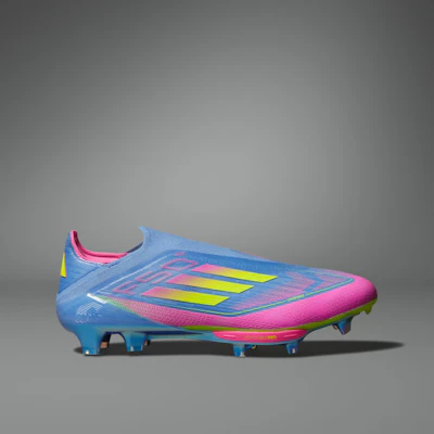 阿迪达斯F50+ FG天然草足球鞋 蓝色融合/明亮柠檬/明亮粉色 IE1250 Lookbook 阿迪达斯F50+ FG天然草足球鞋 蓝色融合/明亮柠檬/明亮粉色 IE1250