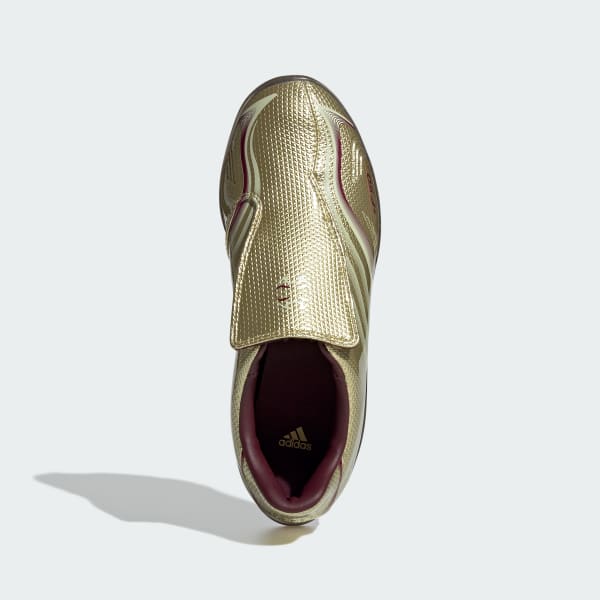 Order (W) adidas F50 Adiframe Sepatu Bola Emas Metallic/Emas Ice/Maroon IH1657