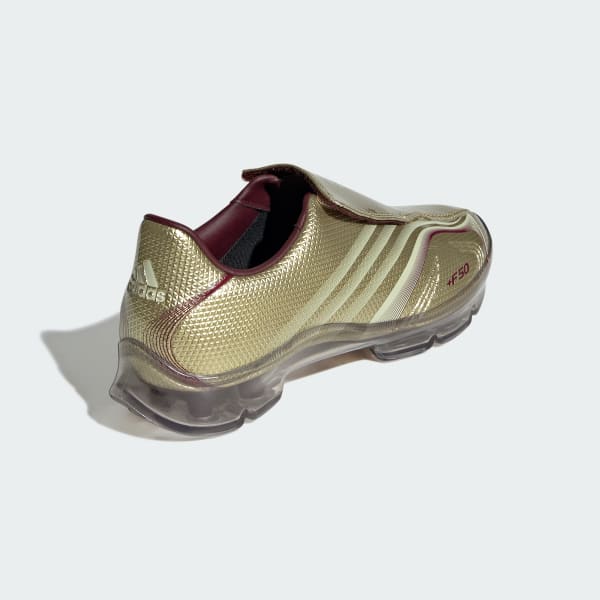 Purchase (W) adidas F50 Adiframe Sepatu Bola Emas Metallic/Emas Ice/Maroon IH1657