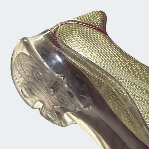 Cheap (W) adidas F50 Adiframe Sepatu Bola Emas Metallic/Emas Ice/Maroon IH1657