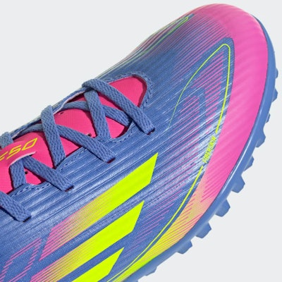 阿迪达斯 F50 Club TF 足球鞋 蓝色融合/明亮柠檬/明亮粉色 IE1223 Cheap 阿迪达斯 F50 Club TF 足球鞋 蓝色融合/明亮柠檬/明亮粉色 IE1223