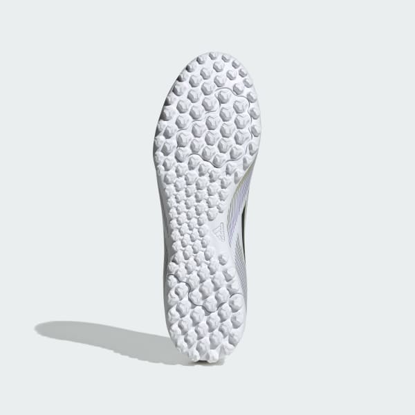Shop adidas F50 Club TF Zapatillas de Entrenamiento Blanco/Negro/Dorado Metalizado JR4387