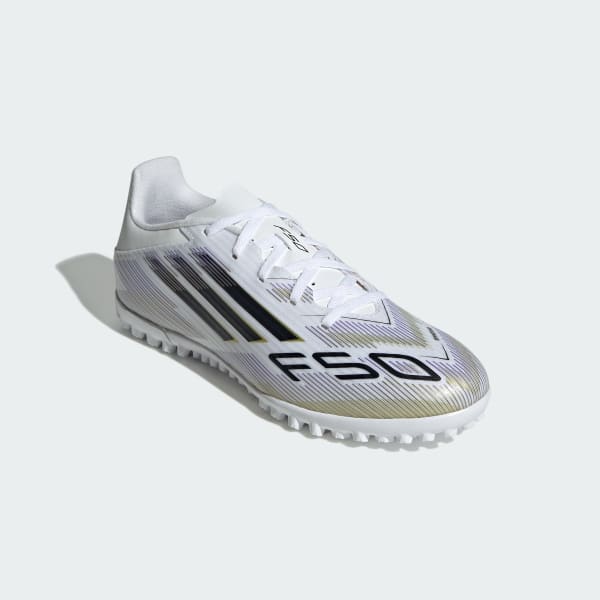 Purchase adidas F50 Club TF Zapatillas de Entrenamiento Blanco/Negro/Dorado Metalizado JR4387