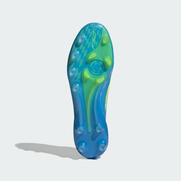 Shop adidas F50 ELITE 足球鞋 人工草地/天然草地 藍光/亮黃/水藍 JR6463