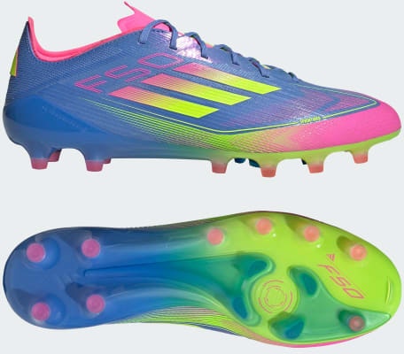 Adidas F50 Elite AG Artificial Turf Soccer Boots Blue Fusion/Lucid Lemon/Lucid Pink IE1264 Buy Adidas F50 Elite AG Artificial Turf Soccer Boots Blue Fusion/Lucid Lemon/Lucid Pink IE1264