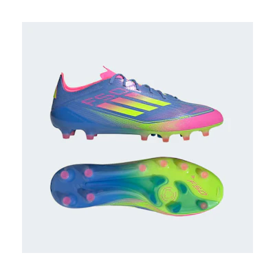 Adidas F50 Elite AG Artificial Turf Soccer Boots Blue Fusion/Lucid Lemon/Lucid Pink