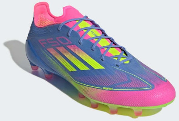 Adidas F50 Elite AG Artificial Turf Soccer Boots Blue Fusion/Lucid Lemon/Lucid Pink IE1264 Purchase Adidas F50 Elite AG Artificial Turf Soccer Boots Blue Fusion/Lucid Lemon/Lucid Pink IE1264