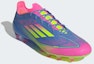 Purchase Adidas F50 Elite AG Artificial Turf Soccer Boots Blue Fusion/Lucid Lemon/Lucid Pink IE1264