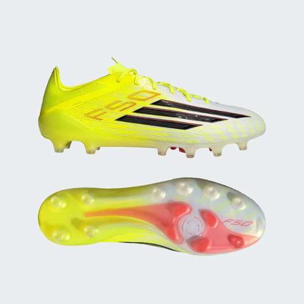 Adidas F50 ELITE AG Artificial Turf Soccer Cleats Team Solar Yellow 2/Core Black/Lucid Red JR6464