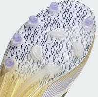 Adidas F50 Elite AG Kasut Bola Rumput Tiruan Putih/Hitam/Emas Metalik JR2119 3