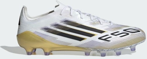 Adidas F50 Elite AG Kasut Bola Rumput Tiruan Putih/Hitam/Emas Metalik JR2119 Order Adidas F50 Elite AG Kasut Bola Rumput Tiruan Putih/Hitam/Emas Metalik JR2119