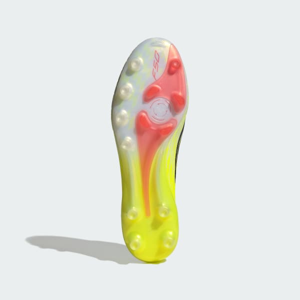 Shop Adidas F50 ELITE AG Botas Fútbol Césped Artificial Amarillo Solar/Negro/Rojo Lucido JR6464