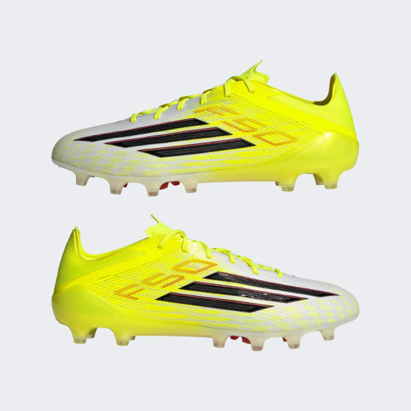 Cheap Adidas F50 ELITE AG Botas Fútbol Césped Artificial Amarillo Solar/Negro/Rojo Lucido JR6464