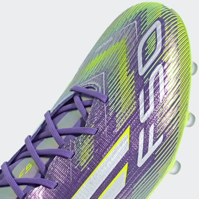 Adidas F50 Elite AG Soccer Cleats Purple Rush/Cloud White/Lucid Lemon JH7638 3