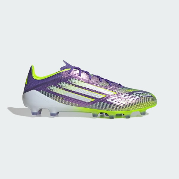 Lookbook Adidas F50 Elite AG Soccer Cleats Purple Rush/Cloud White/Lucid Lemon JH7638