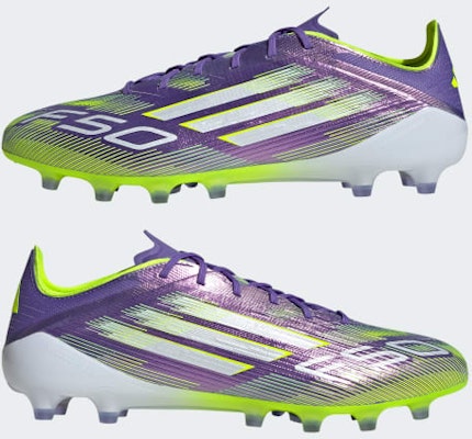 Adidas F50 Elite AG Soccer Cleats Purple Rush/Cloud White/Lucid Lemon JH7638 Cheap Adidas F50 Elite AG Soccer Cleats Purple Rush/Cloud White/Lucid Lemon JH7638