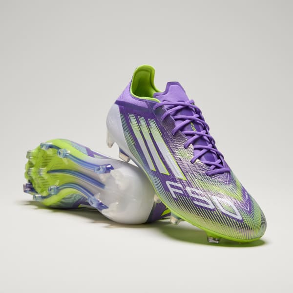 Adidas F50 Elite FG Football Boots Purple Rush/Cloud White/Lucid Lemon JH7615