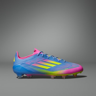 아디다스 F50 엘리트 FG 축구화 블루퓨전/루시드레몬/루시드핑크 IE1201 Lookbook 아디다스 F50 엘리트 FG 축구화 블루퓨전/루시드레몬/루시드핑크 IE1201