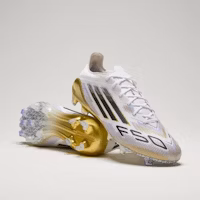 Adidas F50 Elite FG Soccer Cleats Cloud White/Core Black/Gold Metallic JH7617 Adidas F50 Elite FG Soccer Cleats Cloud White/Core Black/Gold Metallic JH7617