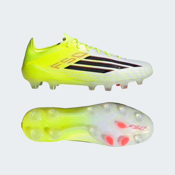 Adidas F50 ELITE HG/AG Hard Ground & Artificial Turf Football Boots Team Solar Yellow 2/Core Black/Lucid Red JR6466