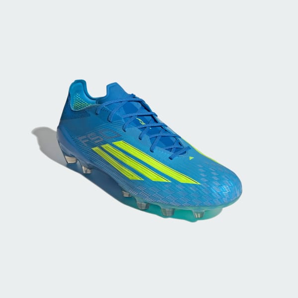 Purchase 阿迪达斯F50 Elite HG/AG人草/天然草足球鞋-蓝黄水晶配色 JR6465