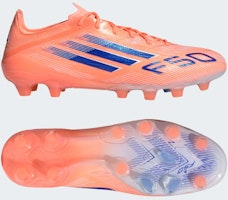 Adidas F50 Elite HG/AG Japan Soccer Cleats - Turf & Artificial Grass Beam Orange/Lucid Blue/Cloud White JH7646 Adidas F50 Elite HG/AG Japan Soccer Cleats - Turf & Artificial Grass Beam Orange/Lucid Blue/Cloud White JH7646