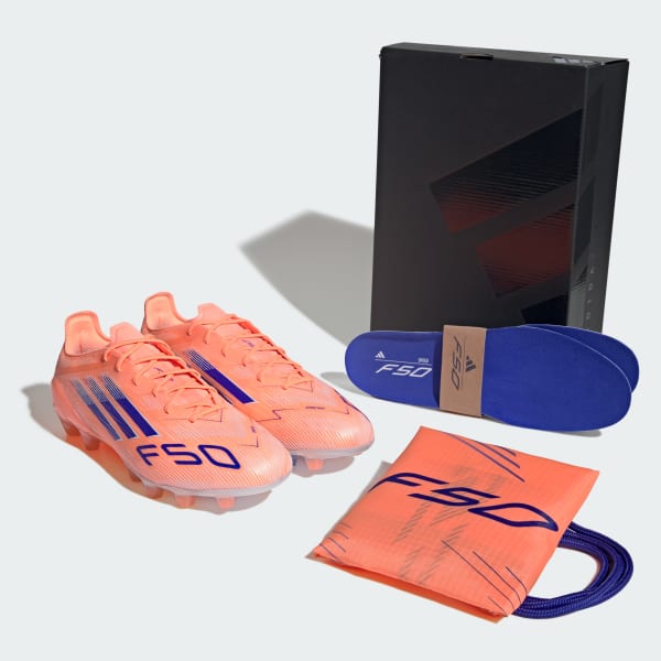 Cheap 아디다스 F50 엘리트 HG/AG 일본 축구화 - 인조잔디 오렌지/블루/화이트 JH7646