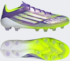 Adidas F50 Elite HG/AG Japan Soccer Cleats for Turf/Artificial Grass Purple Rush/Cloud White/Lucid Lemon JH7645 Adidas F50 Elite HG/AG Japan Soccer Cleats for Turf/Artificial Grass Purple Rush/Cloud White/Lucid Lemon JH7645