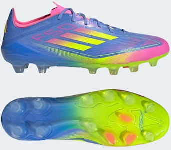 阿迪达斯F50 Elite HG/AG 日本人造草球鞋 蓝色/柠檬黄/粉红 IE1283 Buy 阿迪达斯F50 Elite HG/AG 日本人造草球鞋 蓝色/柠檬黄/粉红 IE1283