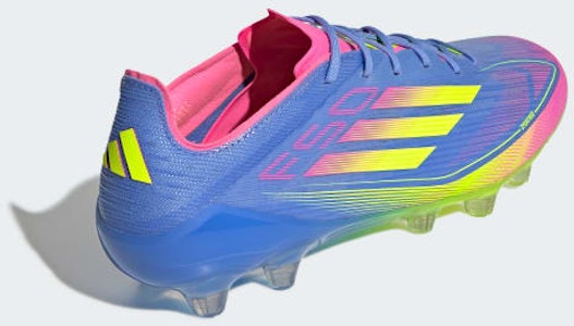 阿迪达斯F50 Elite HG/AG 日本人造草球鞋 蓝色/柠檬黄/粉红 IE1283 Details for 阿迪达斯F50 Elite HG/AG 日本人造草球鞋 蓝色/柠檬黄/粉红 IE1283