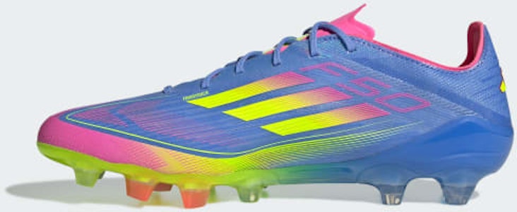 阿迪达斯F50 Elite HG/AG 日本人造草球鞋 蓝色/柠檬黄/粉红 IE1283 Sizing 阿迪达斯F50 Elite HG/AG 日本人造草球鞋 蓝色/柠檬黄/粉红 IE1283