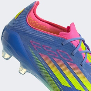 阿迪达斯F50 Elite HG/AG 日本人造草球鞋 蓝色/柠檬黄/粉红 IE1283 1