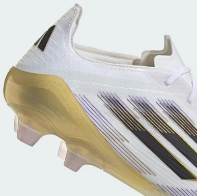 Adidas F50 Elite HG/AG Sepatu Bola Jepang Turf Rumput Putih/Hitam/Gold. JR1701 3