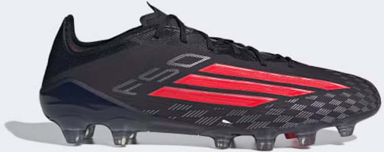 Lookbook Adidas F50 ELITE HG 足球鞋 適用硬地、人造草及天然草地 黑紅配色 JQ4343