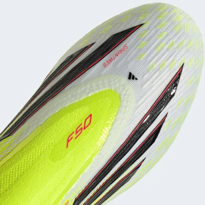 adidas F50 Elite 無鞋帶 人造草足球鞋 太陽黃/核心黑/亮紅 JQ1472 3