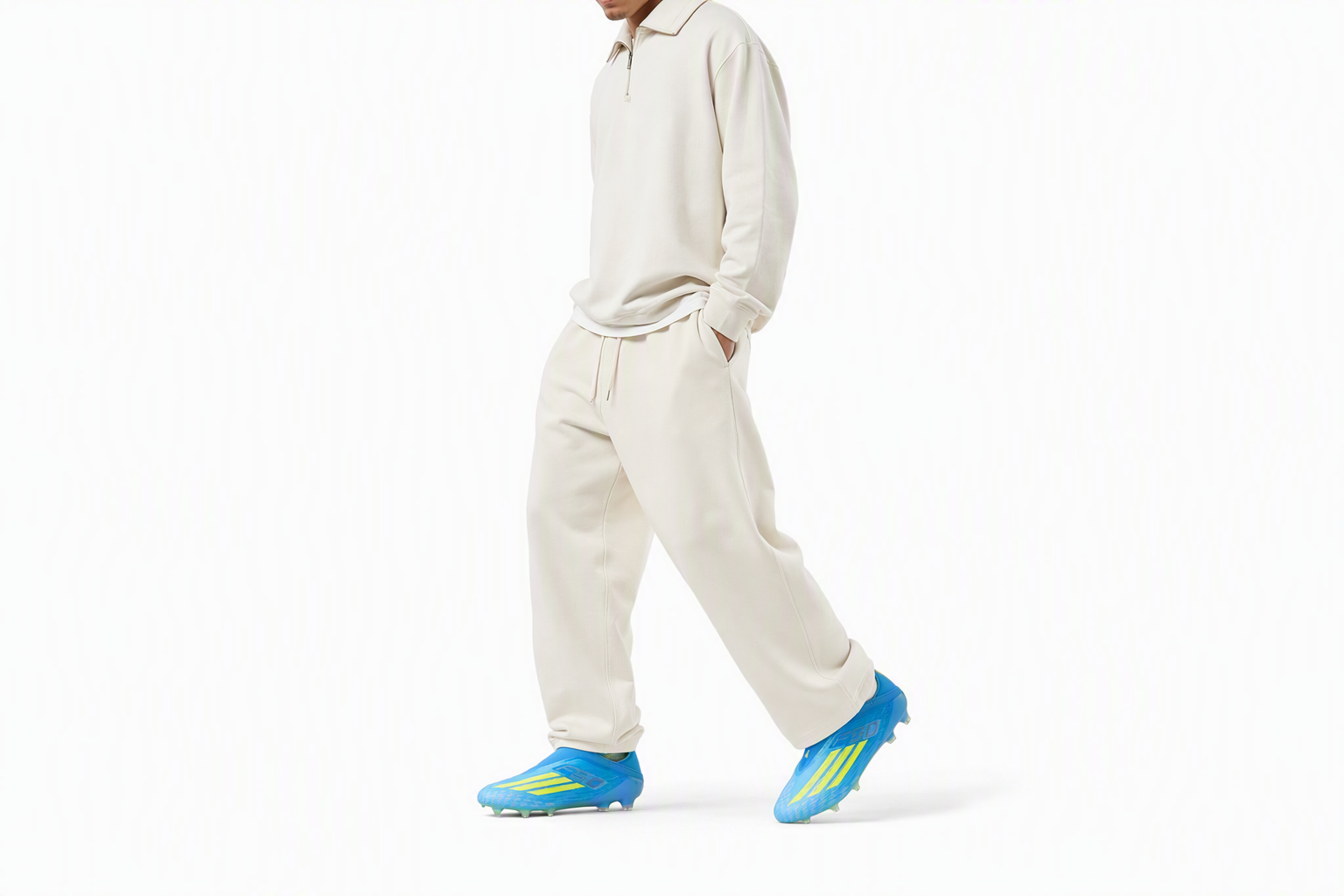 Order adidas F50 Elite 無鞋帶 FG『光亮藍 太陽黃 水光藍』 JR6461
