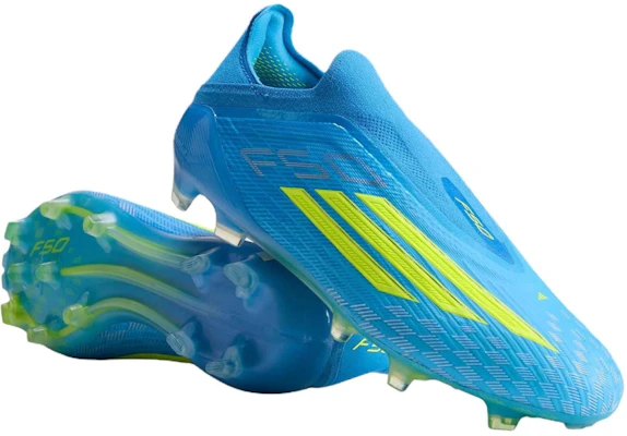 adidas F50 Elite Laceless FG ''Lucid Ray Blue Solar Yellow Aquamarine'' JR6461 Lookbook adidas F50 Elite Laceless FG ''Lucid Ray Blue Solar Yellow Aquamarine'' JR6461